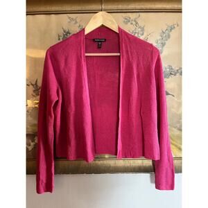 Eileen Fisher Linen Blend Open Catdigan XS